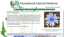 Desktop Screenshot of monadnocknaturalmed.com